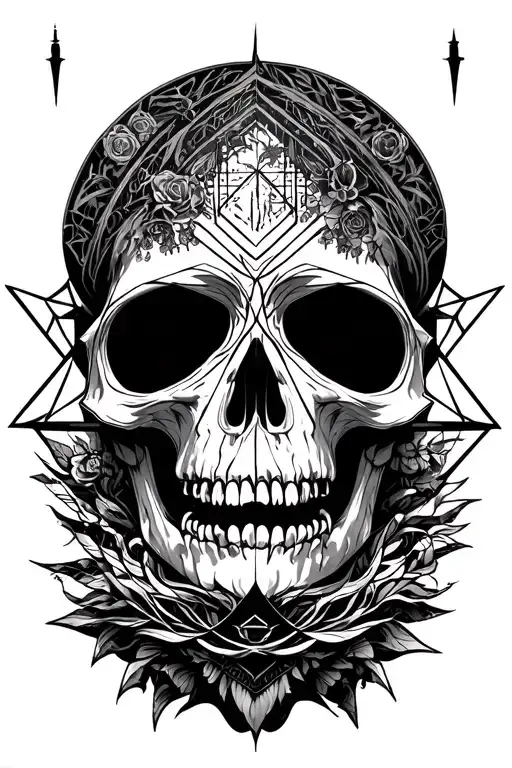 bad omens death of peace tattoo design idea