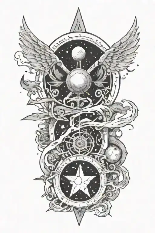ad astra per aspera tattoo design idea