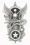 ad astra per aspera tattoo design idea