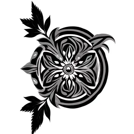 native american tribal patterns tattoo design idea