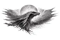 thunder storm gustave dore dan seagrave tattoo design idea