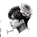 Jungkook tattoo design idea