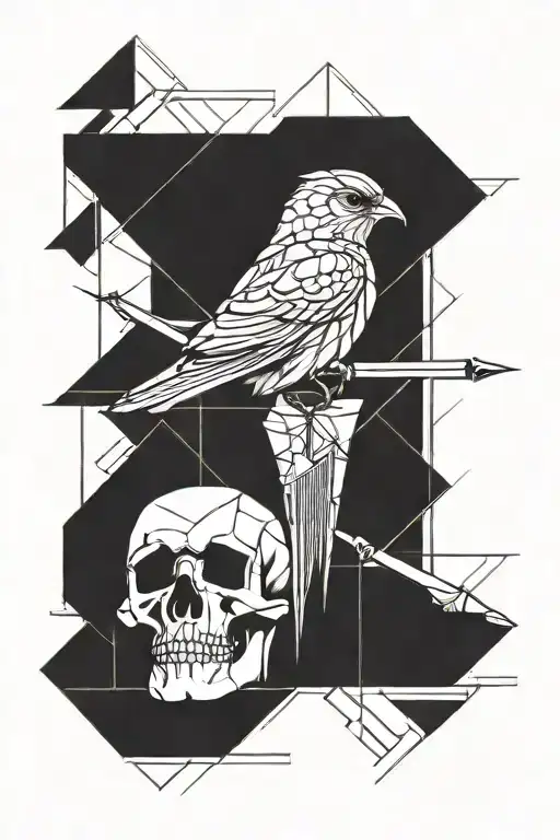 sabre tattoo design idea