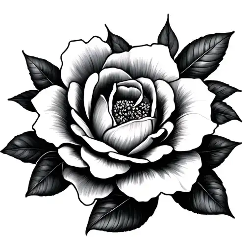 Gardenia tattoo design idea