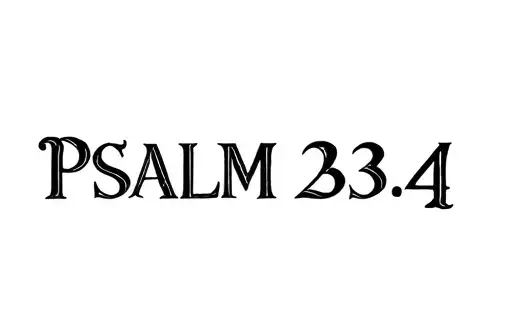 "Psalm 23:4" tattoo design idea