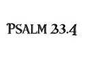 "Psalm 23:4" tattoo design idea