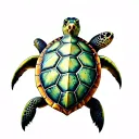 Shellback turtle tattoo design idea