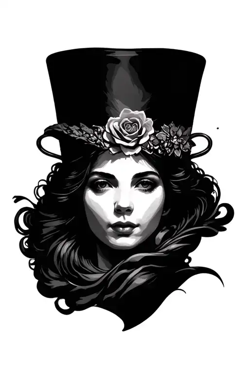 venice face tattoo design idea