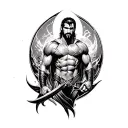 Aquaman tattoo design idea