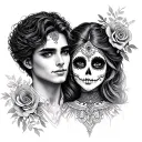 Matthew and catrina tattoo design idea
