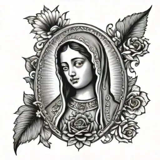 Virgin of Guadalupe tattoo design idea