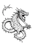 dragon aries knight honor protector tattoo design idea