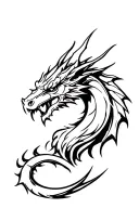 dragon aries knight honor protector tattoo design idea