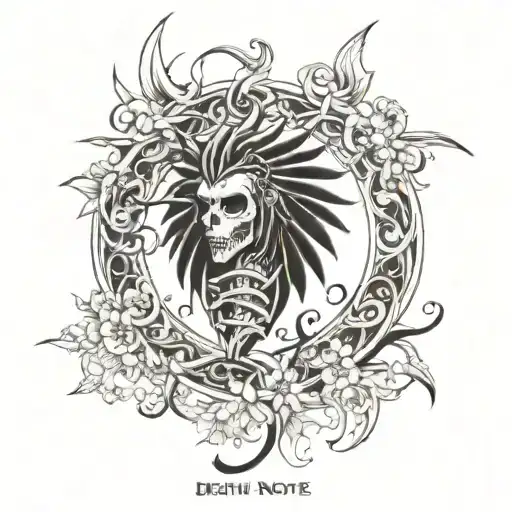 Death Note tattoo design idea