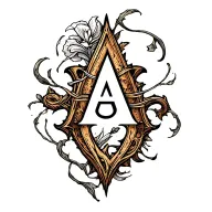 Initials A nad L font tattoo design tattoo design idea