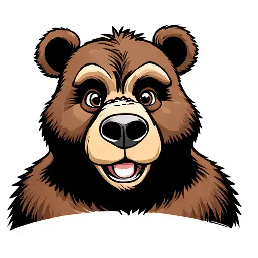 yogi bear cartoon tattoo design idea
