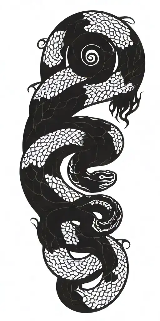 nãga serpent khmer style tattoo tattoo design idea