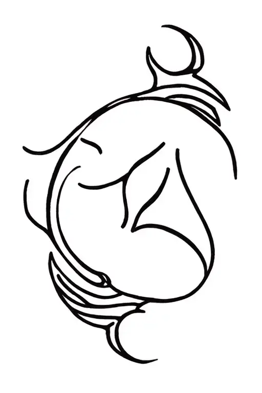 Pisces and taurus tattoo design idea