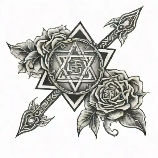 juda judaism tattoo  with The Proverb Keeps Israel tattoo design idea