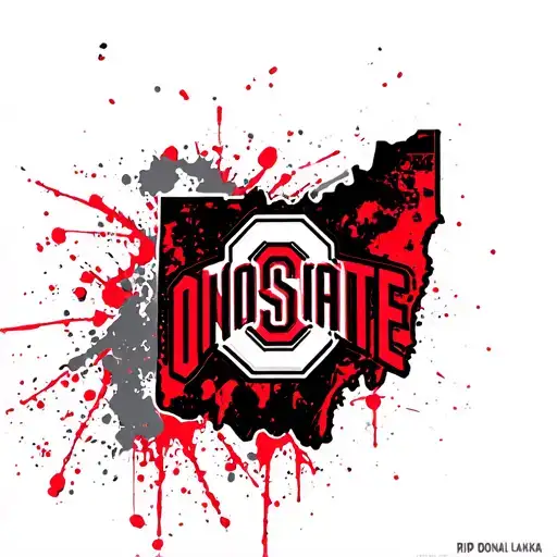 "Rip Donald lamka" Ohio state outline ohio state buckeyes tattoo design idea