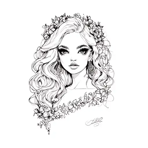dolly tattoo design idea