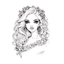 dolly tattoo design idea