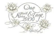 marriage date tattoo design idea