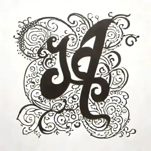 1973 Blessed 1979 calligraphy tattoo design idea