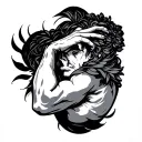 Bicep tattoo design idea