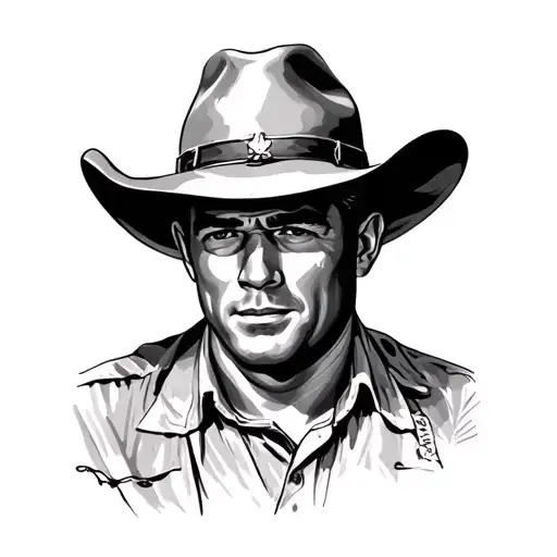 John Wayne tattoo design idea