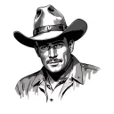 John Wayne tattoo design idea