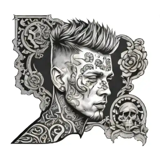mgk tattoo design idea