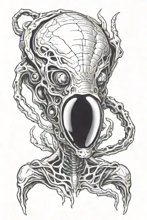 Alien movie tattoo design idea