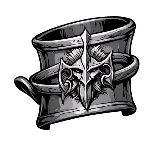 Viking Arm Ring tattoo design idea