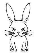 Bunny tattoo design idea