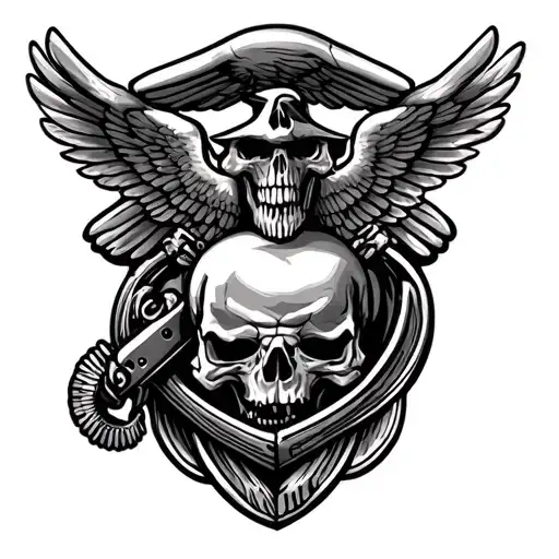 Semper fi tattoo design idea