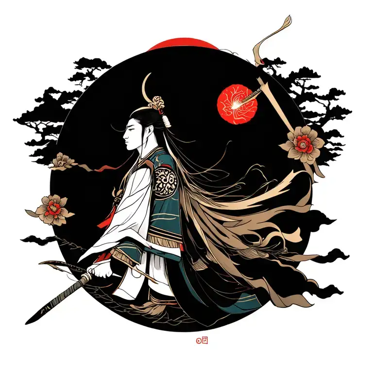 warrior's journey A reminder tattoo design idea