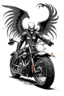 ghost rider tattoo design idea