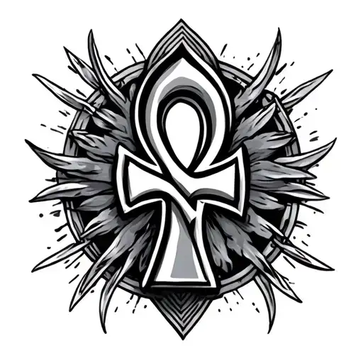 Ankh tattoo design idea