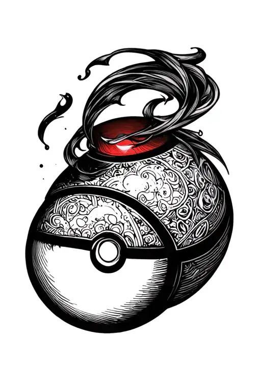 Pokeball tattoo design idea