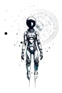 Space tattoo design idea