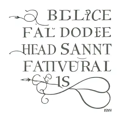 biblical. "Well done my good and faithful servant" tattoo design idea
