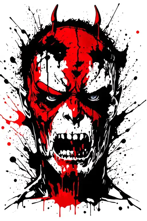 hellboy tattoo design idea