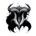 vulva tattoo design idea