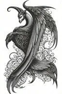 maleficent wings    tattoo design idea