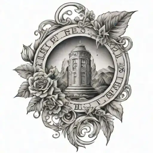 be in present time lord of the rings tattoo design idea