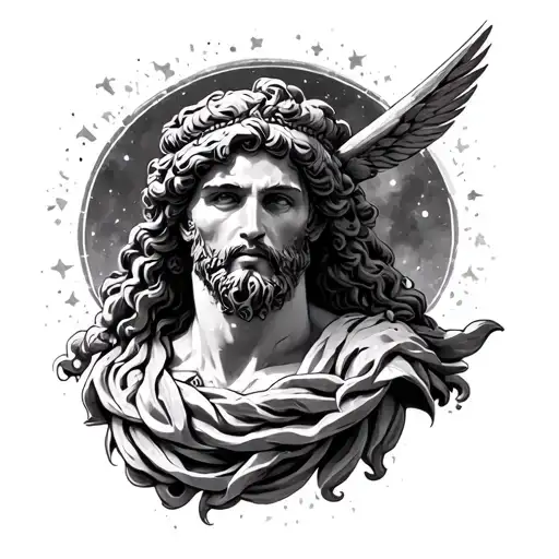 Atlas Greek Mythology tattoo design idea