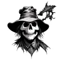 Scarecrow tattoo design idea