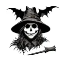 Scarecrow tattoo design idea