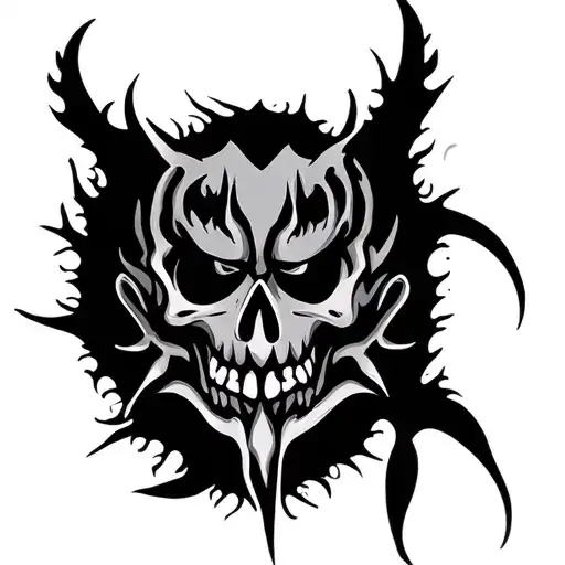 Dirty Freak Tribal Tattoo tattoo design idea